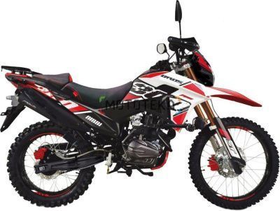 Мотоцикл кроссовый / эндуро Racer (Рейсер) RC300 - GY8B Bros (моно) красный с ПТС