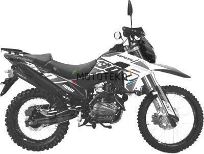 Мотоцикл кроссовый / эндуро Racer (Рейсер) RC300 - GY8B Bros (моно) серый с ПТС